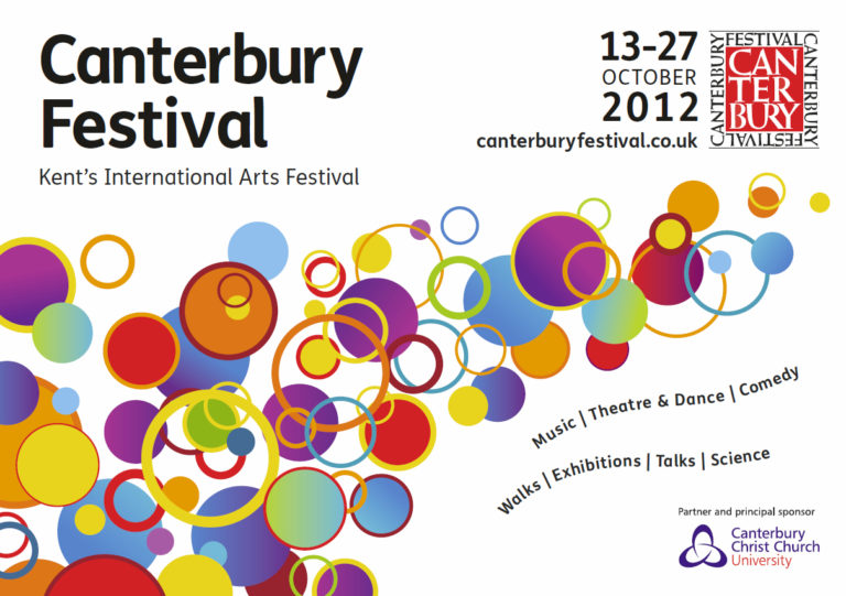 Canterbury Festival 2012 Brochure Cover